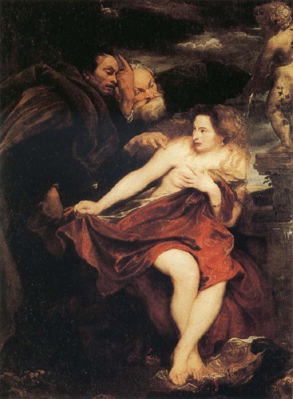 Anthony Van Dyck Susanna and  the Elders china oil painting image